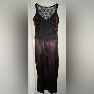 Vintage 80s Black Lace Dress